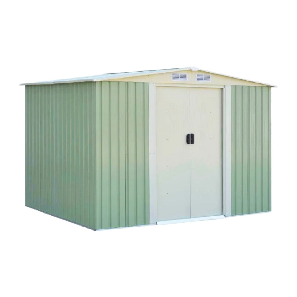 ガーデンシェッド 屋外収納用 スチール製 - 300 x 250 x 200